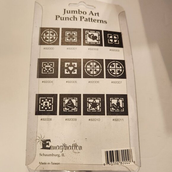 Double Heart With Arrow Jumbo Hole Punch Emagination paper Scrapbook Craft Shape - Picture 6 of 7